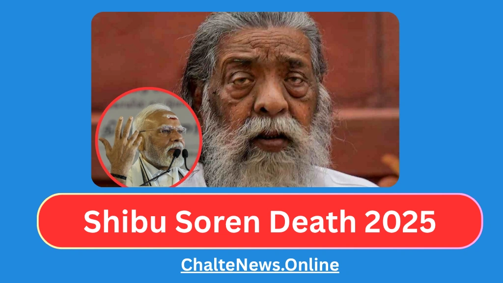 Shibu Soren Death 2025